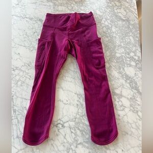 Athleta Fuchsia Leggings